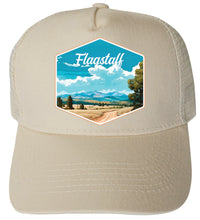 Load image into Gallery viewer, Flagstaff Arizona Virginia Design B  Unisex Mesh Back Trucker Hat with Adjustable Snapback
