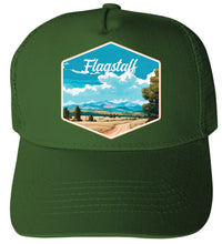 Load image into Gallery viewer, Flagstaff Arizona Virginia Design B  Unisex Mesh Back Trucker Hat with Adjustable Snapback
