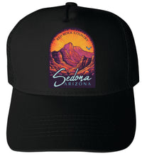 Load image into Gallery viewer, Sedona Arizona Design C Unisex Mesh Back Trucker Hat with Adjustable Snapback
