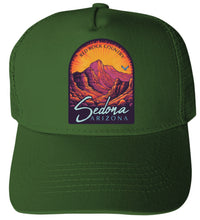 Load image into Gallery viewer, Sedona Arizona Design C Unisex Mesh Back Trucker Hat with Adjustable Snapback
