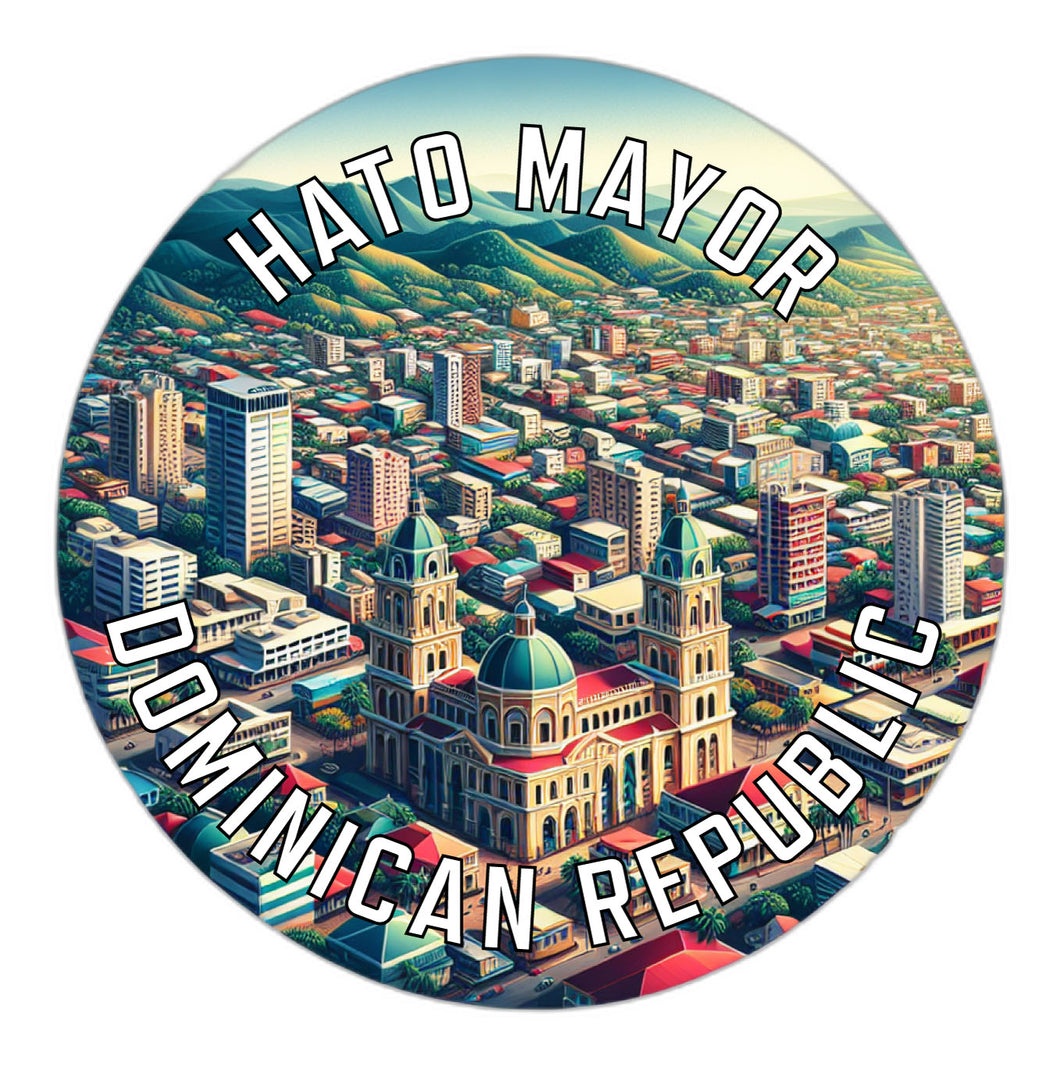 Hato Mayor Dominican Republic Souvenir Die Cut Flat Magnet 2-Inch