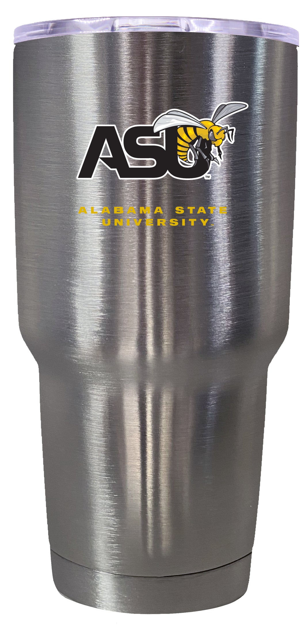 Alabama State University Mascot Logo Tumbler - 24oz Color-Choice Insulated Stainless Steel Mug