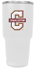 Load image into Gallery viewer, College of Charleston 24 oz Insulated Stainless Steel Tumbler White Officially Licensed Collegiate Product 2-Pack
