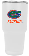 Load image into Gallery viewer, Florida Gators 24 oz Insulated Stainless Steel Tumbler White Officially Licensed Collegiate Product Single
