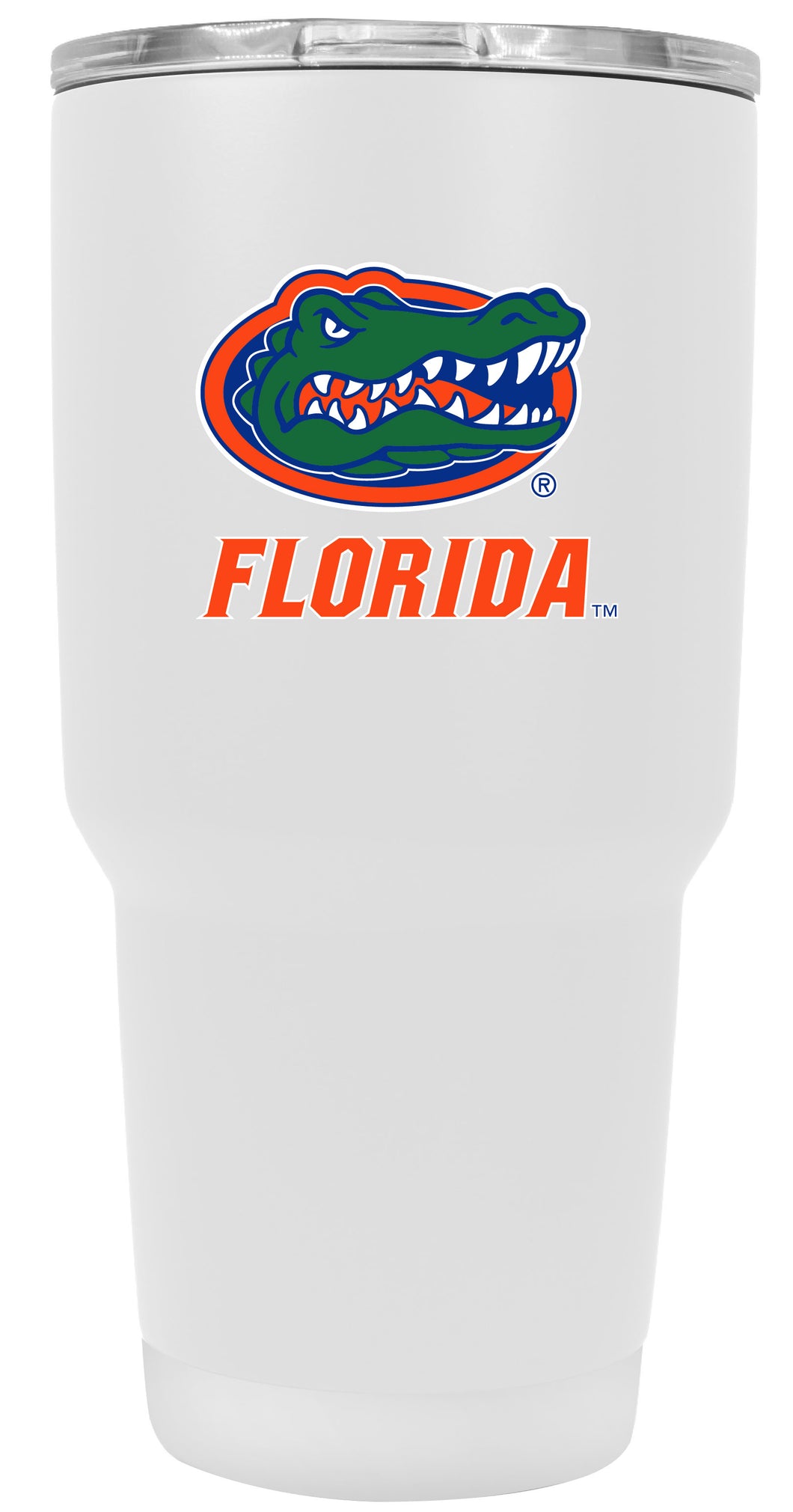 Florida Gators 24 oz Insulated Stainless Steel Tumbler White Officially Licensed Collegiate Product Single