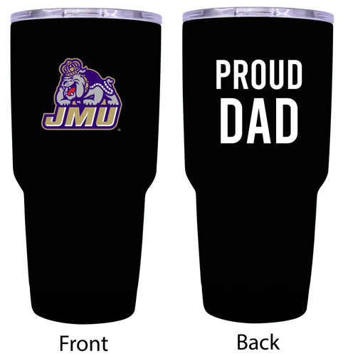 James Madison Dukes Proud Dad 24 oz Insulated Stainless Steel Tumbler Black