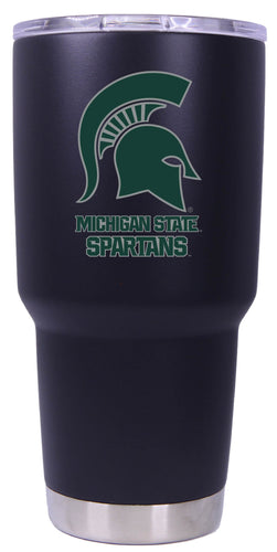 Michigan State Spartans 24 oz Insulated Stainless Steel Tumbler Black Officially Licensed Collegiate Product Single