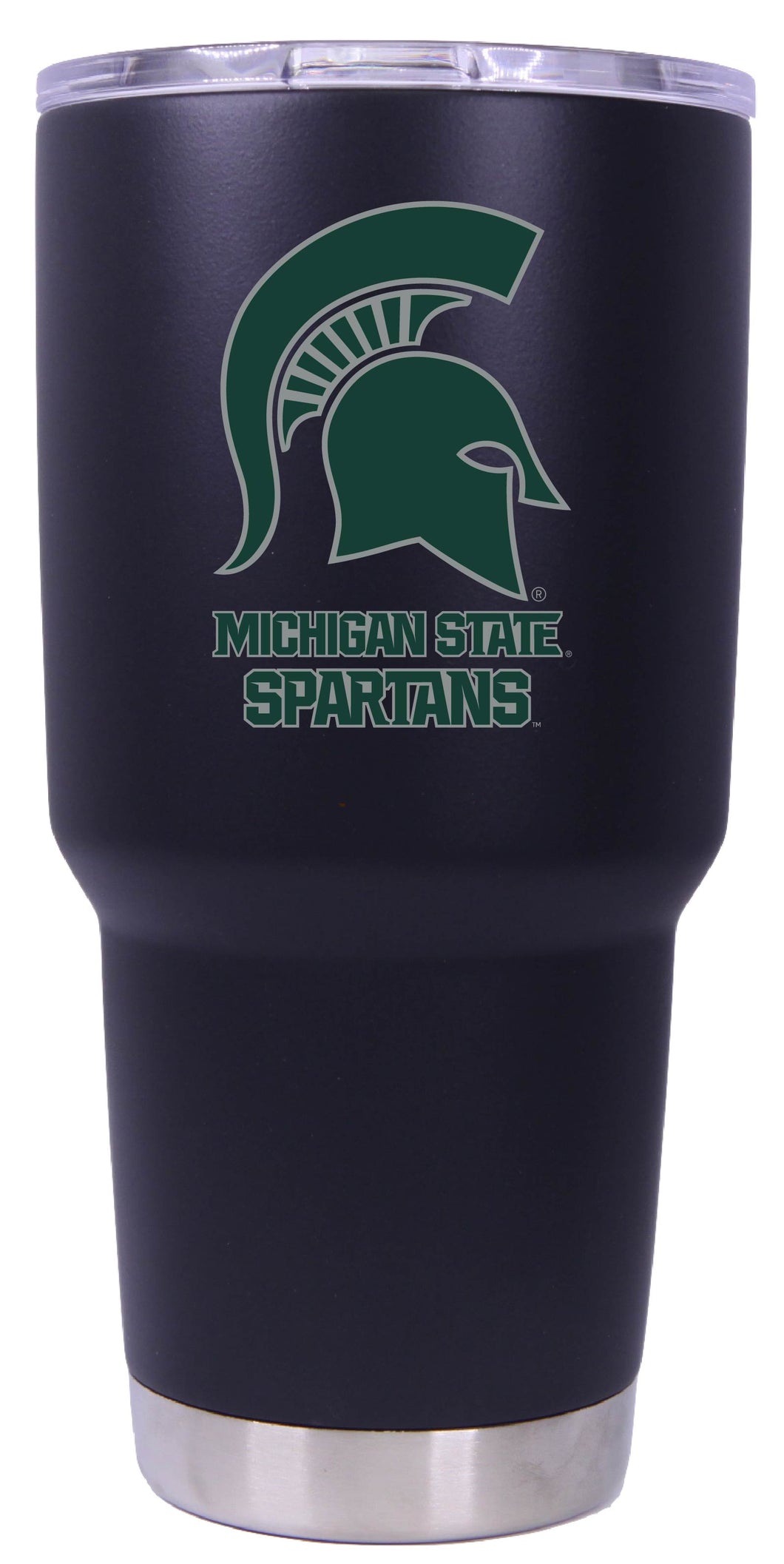 Michigan State Spartans 24 oz Insulated Stainless Steel Tumbler Black Officially Licensed Collegiate Product Single