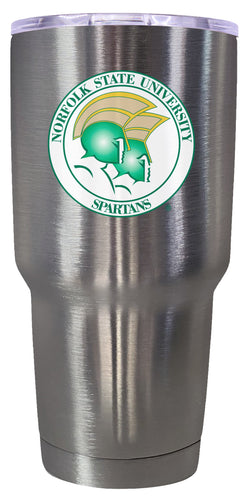 Norfolk State University Mascot Logo Tumbler - 24oz Color-Choice Insulated Stainless Steel Mug