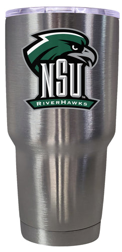 Northeastern State University Riverhawks Mascot Logo Tumbler - 24oz Color-Choice Insulated Stainless Steel Mug