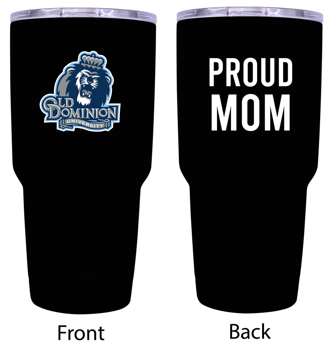 Old Dominion Monarchs Proud Mom 24 oz Insulated Stainless Steel Tumbler - Black