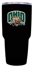 Load image into Gallery viewer, Ohio University 24 oz Insulated Stainless Steel Tumbler Black Officially Licensed Collegiate Product 2-Pack
