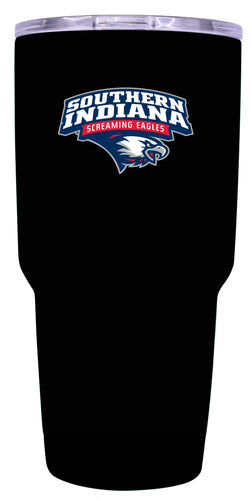 University of Southern Indiana 24 oz Insulated Stainless Steel Tumbler Black Officially Licensed Collegiate Product Single