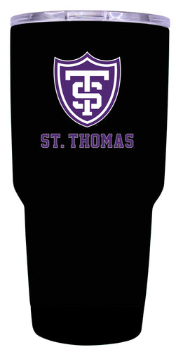 University of St. Thomas 24 oz Insulated Stainless Steel Tumbler Black Officially Licensed Collegiate Product Single