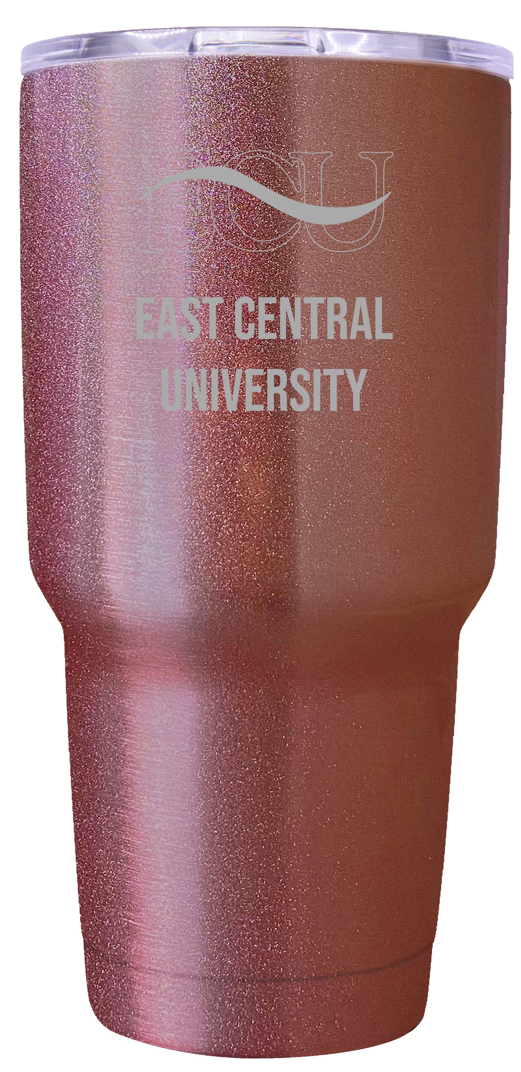 East Central University Tigers Premium Laser Engraved Tumbler - 24oz Stainless Steel Insulated Mug Rose Gold