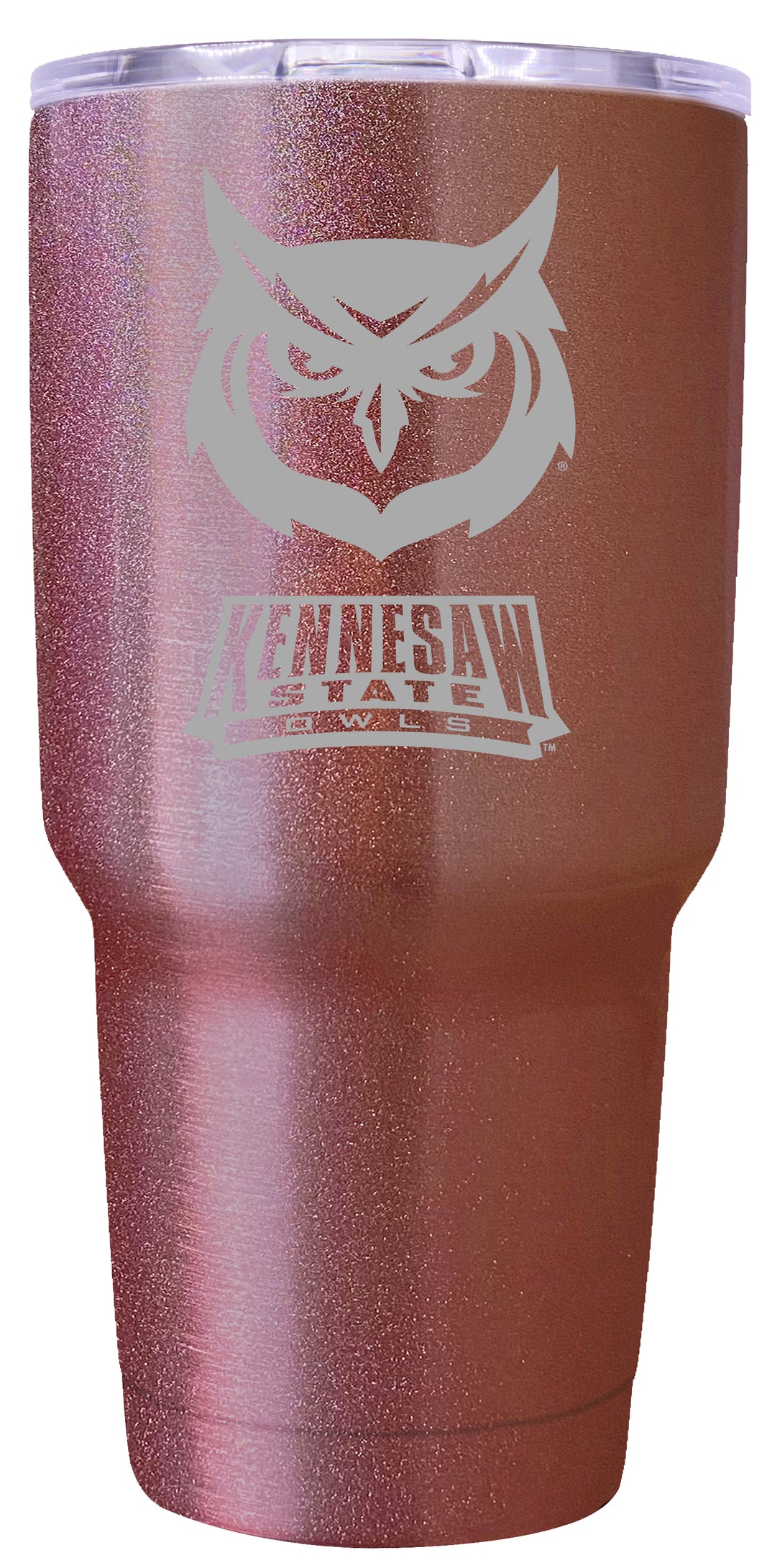 Kennesaw State University Premium Laser Engraved Tumbler - 24oz Stainless Steel Insulated Mug Rose Gold