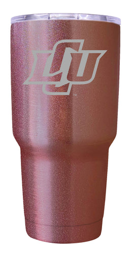 Lubbock Christian University Chaparral Premium Laser Engraved Tumbler - 24oz Stainless Steel Insulated Mug Rose Gold