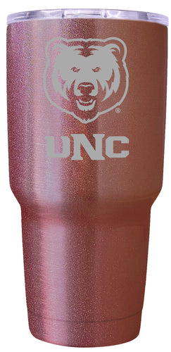 Northern Colorado Bears Premium Laser Engraved Tumbler - 24oz Stainless Steel Insulated Mug Rose Gold