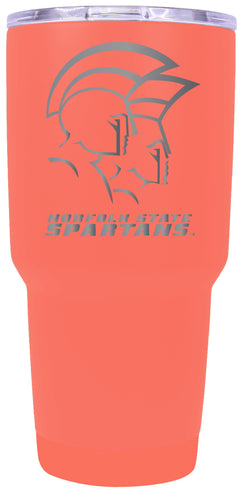 Norfolk State University Premium Laser Engraved Tumbler - 24oz Stainless Steel Insulated Mug Choose Your Color.