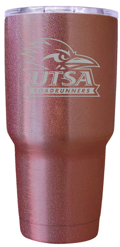 UTSA Road Runners Premium Laser Engraved Tumbler - 24oz Stainless Steel Insulated Mug Rose Gold