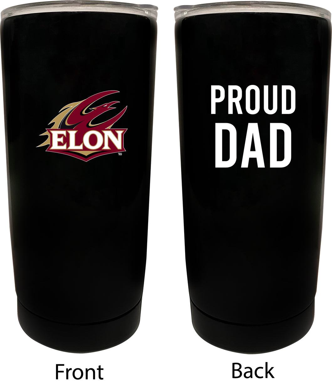 Elon University Premium Laser Engraved Tumbler - 24oz Stainless Steel Insulated Mug Black