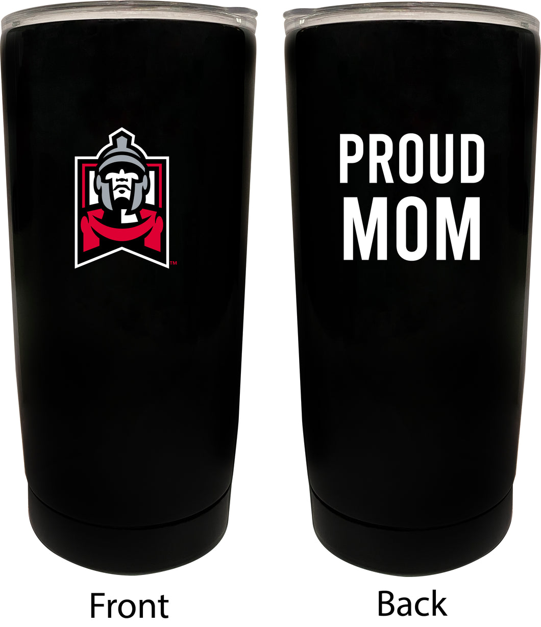 East Stroudsburg University NCAA Insulated Tumbler - 16oz Stainless Steel Travel Mug Proud Mom Design Black