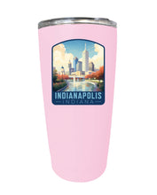 Load image into Gallery viewer, Indianapolis Indiana Design A Souvenir 16 oz Stainless Steel Insulated Tumbler
