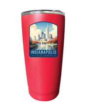 Load image into Gallery viewer, Indianapolis Indiana Design A Souvenir 16 oz Stainless Steel Insulated Tumbler
