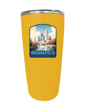 Load image into Gallery viewer, Indianapolis Indiana Design A Souvenir 16 oz Stainless Steel Insulated Tumbler
