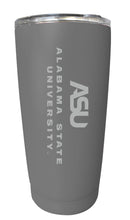 Load image into Gallery viewer, Alabama State University NCAA Laser-Engraved Tumbler - 16oz Stainless Steel Insulated Mug Choose Your Color
