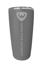 Load image into Gallery viewer, Wayne State NCAA Laser-Engraved Tumbler - 16oz Stainless Steel Insulated Mug Choose Your Color
