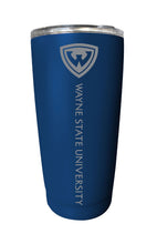 Load image into Gallery viewer, Wayne State NCAA Laser-Engraved Tumbler - 16oz Stainless Steel Insulated Mug Choose Your Color
