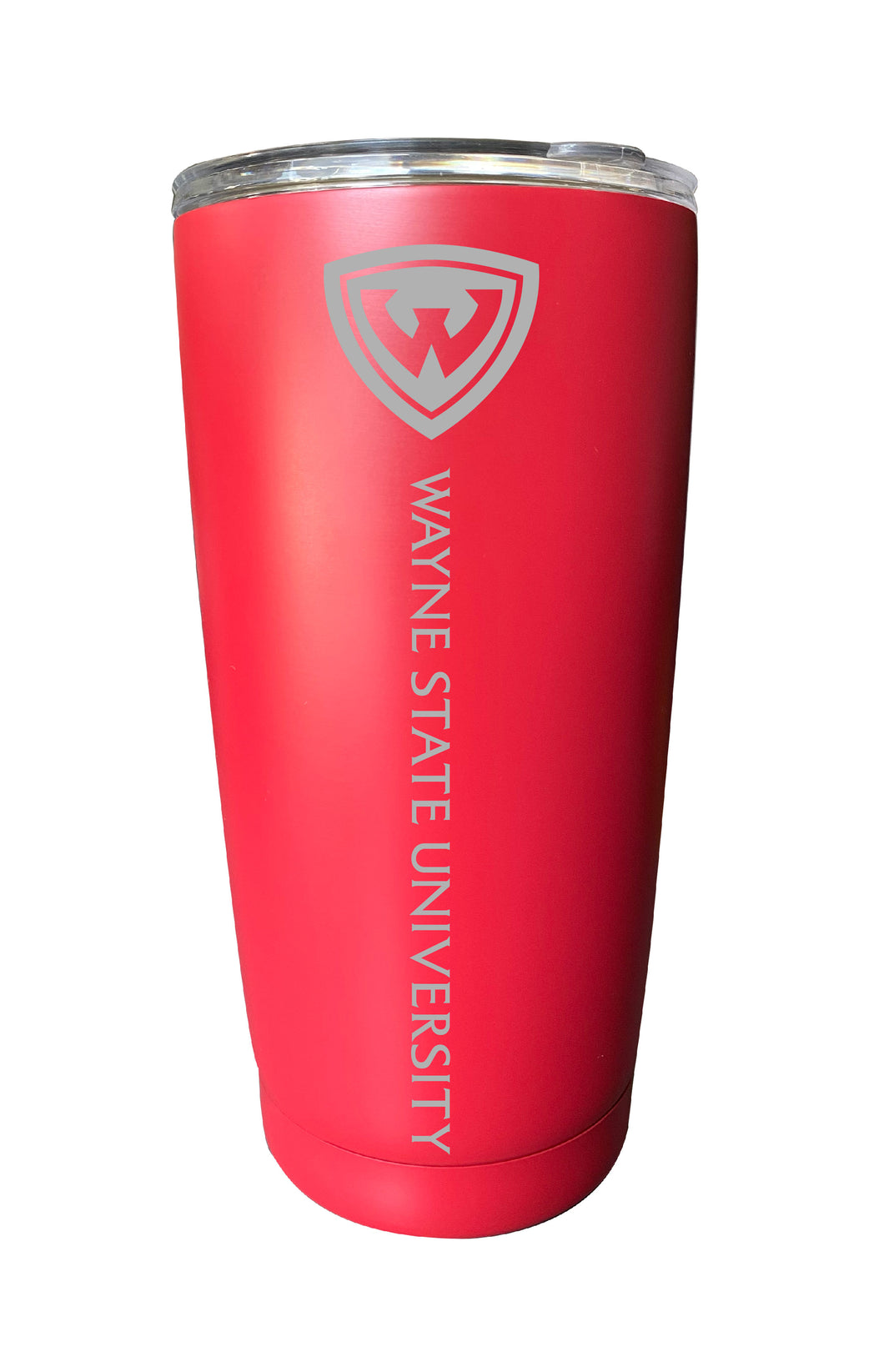 Wayne State NCAA Laser-Engraved Tumbler - 16oz Stainless Steel Insulated Mug Choose Your Color