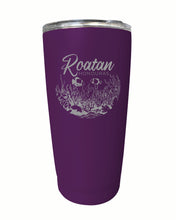 Load image into Gallery viewer, Roatan Honduras Souvenir 16 oz Engraved Stainless Steel Insulated Tumbler
