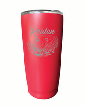 Load image into Gallery viewer, Roatan Honduras Souvenir 16 oz Engraved Stainless Steel Insulated Tumbler
