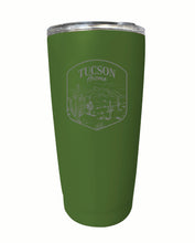 Load image into Gallery viewer, Tucson Arizona Souvenir 16 oz Engraved Stainless Steel Insulated Tumbler
