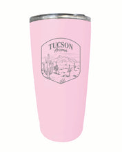 Load image into Gallery viewer, Tucson Arizona Souvenir 16 oz Engraved Stainless Steel Insulated Tumbler
