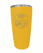 Load image into Gallery viewer, Tucson Arizona Souvenir 16 oz Engraved Stainless Steel Insulated Tumbler
