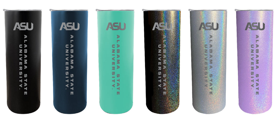 Alabama State University NCAA Laser-Engraved Tumbler - 16oz Stainless Steel Insulated Mug