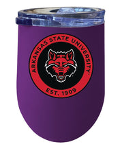 Load image into Gallery viewer, Arkansas State 12 oz Insulated Wine Stainless Steel Tumbler  Officially Licensed Collegiate Product
