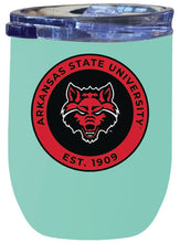 Load image into Gallery viewer, Arkansas State 12 oz Insulated Wine Stainless Steel Tumbler  Officially Licensed Collegiate Product
