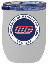 Load image into Gallery viewer, University of Illinois at Chicago 12 oz Insulated Wine Stainless Steel Tumbler White Officially Licensed Collegiate Product White
