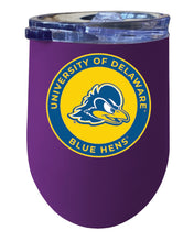 Load image into Gallery viewer, Delaware Blue Hens 12 oz Insulated Wine Stainless Steel Tumbler Purple Officially Licensed Collegiate Product Purple
