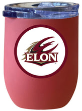 Load image into Gallery viewer, Elon University 12 oz Insulated Wine Stainless Steel Tumbler Coral Officially Licensed Collegiate Product Coral
