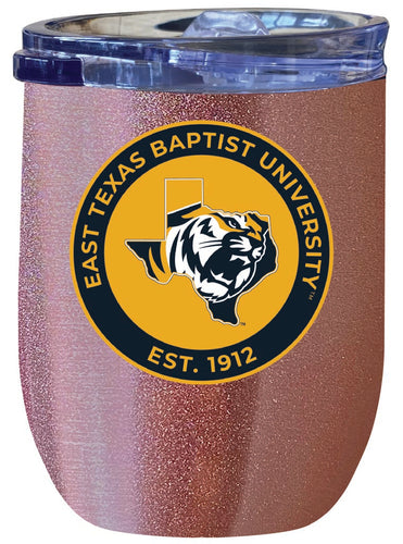 East Texas Baptist University 12 oz Insulated Wine Stainless Steel Tumbler Rose Gold Officially Licensed Collegiate Product Rose Gold