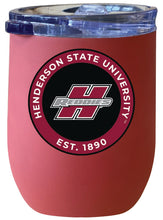 Load image into Gallery viewer, Henderson State Reddies 12 oz Insulated Wine Stainless Steel Tumbler Coral Officially Licensed Collegiate Product Coral
