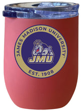 Load image into Gallery viewer, James Madison Dukes 12 oz Insulated Wine Stainless Steel Tumbler Coral Officially Licensed Collegiate Product Coral
