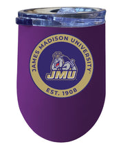 Load image into Gallery viewer, James Madison Dukes 12 oz Insulated Wine Stainless Steel Tumbler  Officially Licensed Collegiate Product
