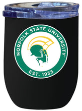 Load image into Gallery viewer, Norfolk State University 12 oz Insulated Wine Stainless Steel Tumbler Black Officially Licensed Collegiate Product Black
