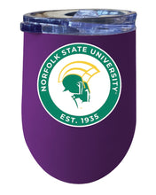 Load image into Gallery viewer, Norfolk State University 12 oz Insulated Wine Stainless Steel Tumbler  Officially Licensed Collegiate Product
